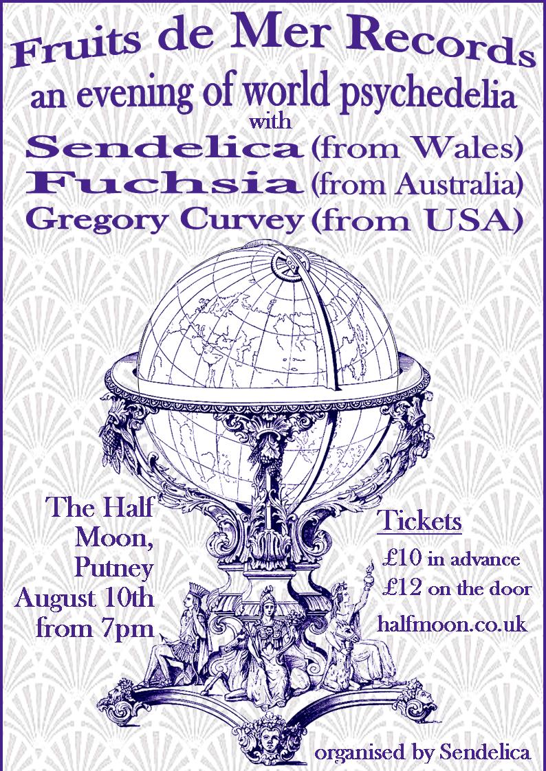 fruits de mer records' world of psychedelia poster
